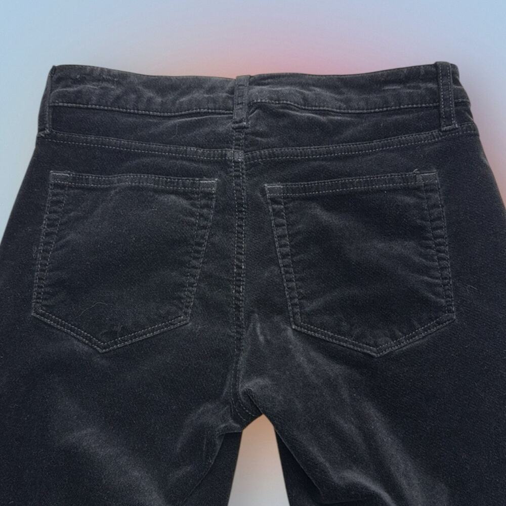LOFT Women’s 25 Black CURVY SKINNY Velvet Jeans - Picture 3 of 4